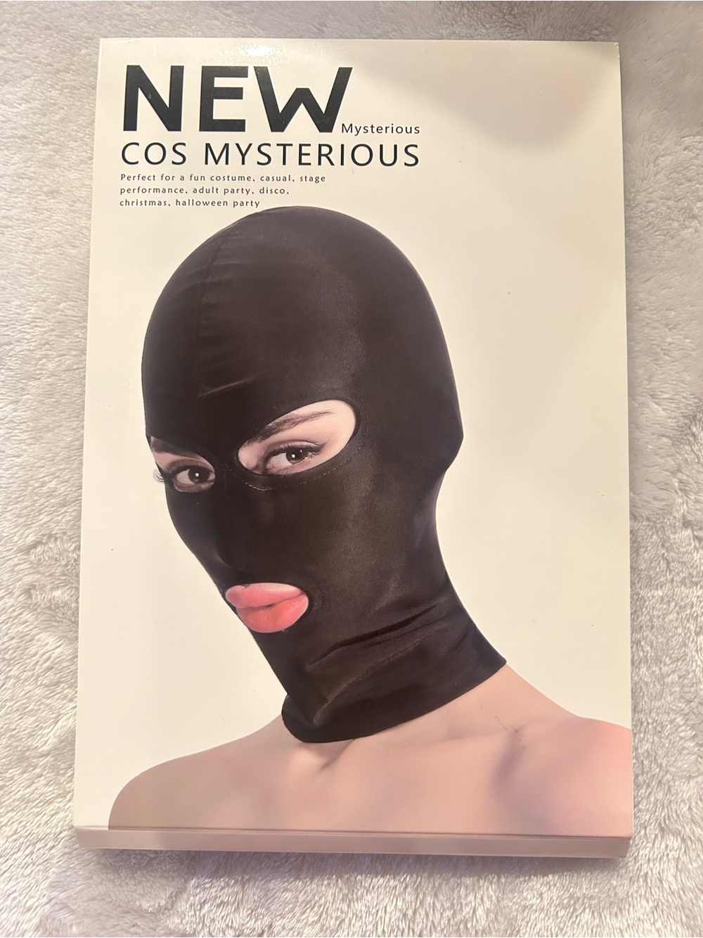 Mysterious Purple Full-Face Mask for Women-Cos Play